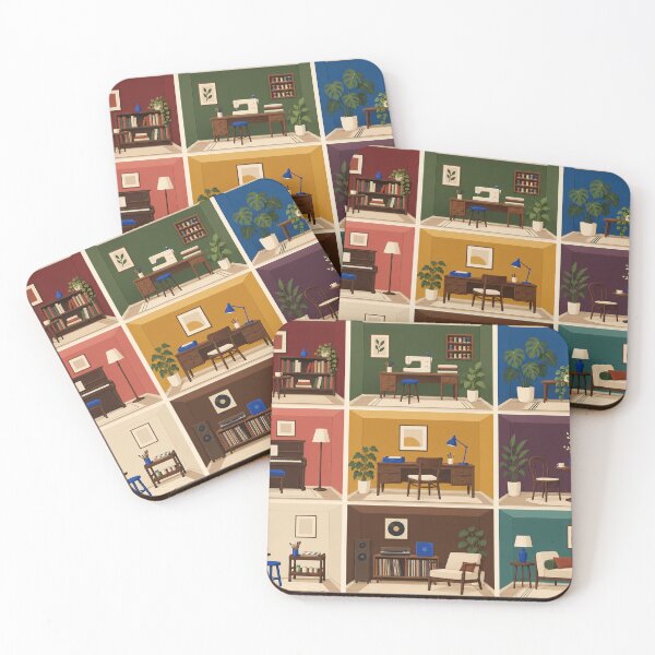 Artikelvorschau, Tiny Rooms Vol. 01 – Miniatur-Hobbyzimmer-Puzzle entworfen und verkauft von astersgraphics.