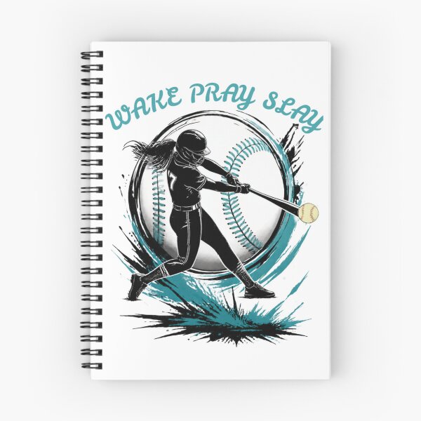 Item preview, WAKE.PRAY.SLAY WOMENS SOFTBALL designed and sold by GrammysGarage.