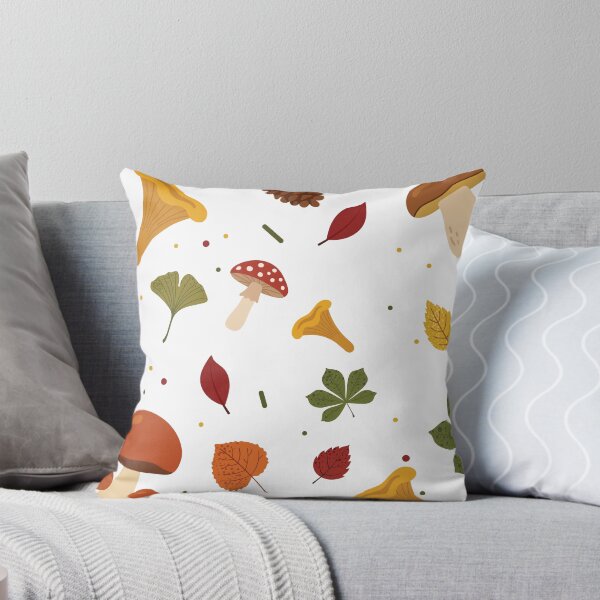 Item preview, Autumn Mushroom Woodland Pattern  designed and sold by BetweenForms.