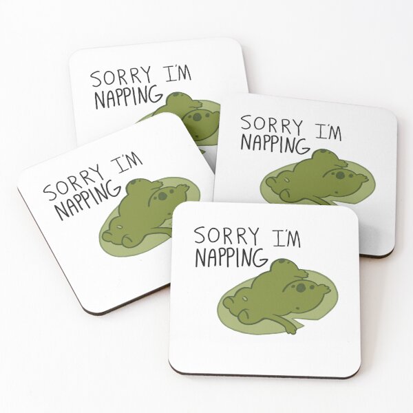 Item preview, Sorry I'm Napping Frog designed and sold by cutelittlefrogs.