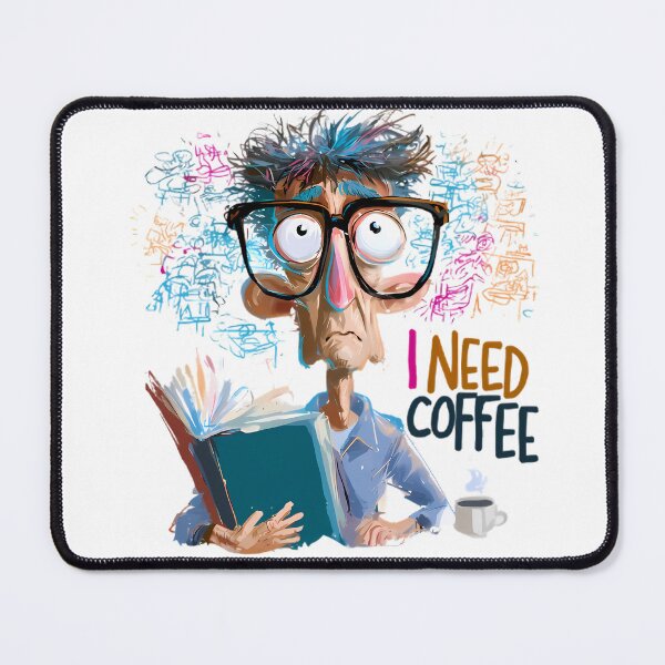 Item preview, Funny Teacher Cartoon Caricature designed and sold by Retro Whimsy.