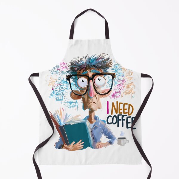 Item preview, Funny Teacher Cartoon Caricature designed and sold by Retro Whimsy.