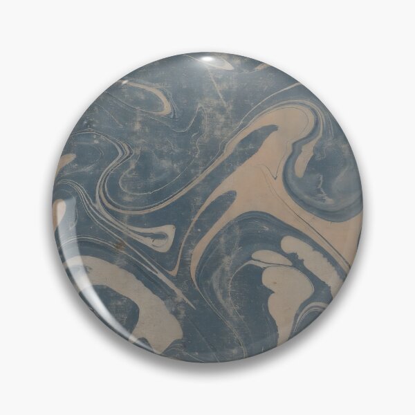 Item preview, Vintage Fantasy Distressed Marbling Slate Blue designed and sold by footnotes-club.