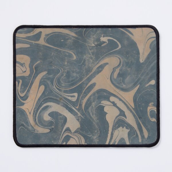Item preview, Vintage Fantasy Distressed Marbling Slate Blue designed and sold by footnotes-club.