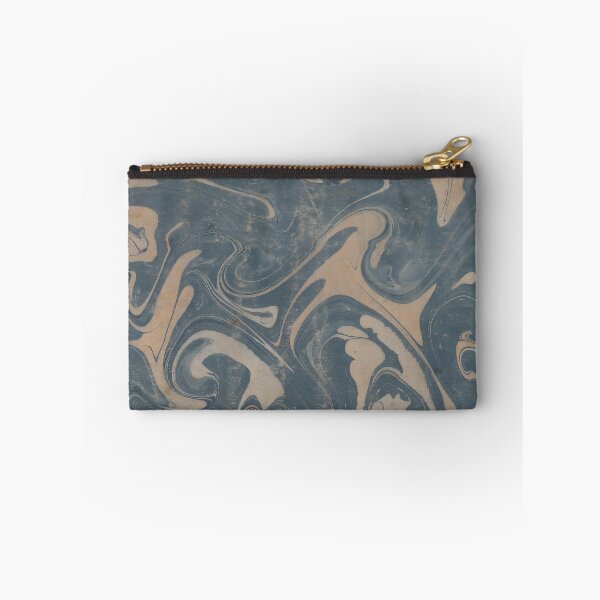 Item preview, Vintage Fantasy Distressed Marbling Slate Blue designed and sold by footnotes-club.