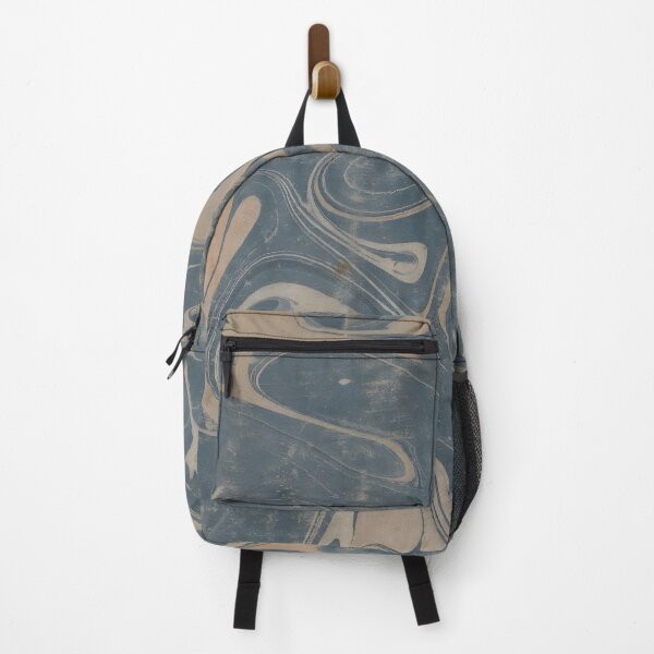 Item preview, Vintage Fantasy Distressed Marbling Slate Blue designed and sold by footnotes-club.