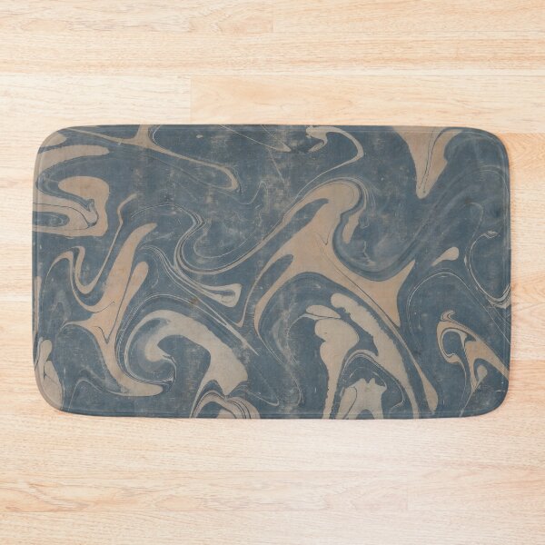 Item preview, Vintage Fantasy Distressed Marbling Slate Blue designed and sold by footnotes-club.
