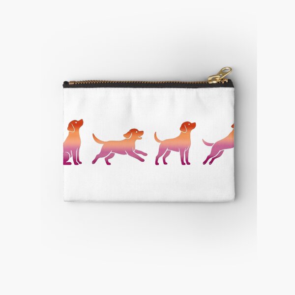 Item preview, Puppies Playing with Lesbian Flag - Cozy Gradient Silhouettes designed and sold by Goodthingstree.