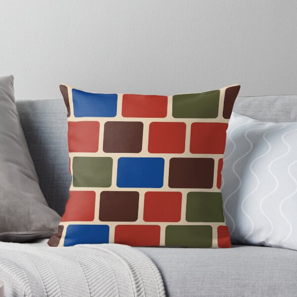 Item preview, Soft Check – Retro Modern Geometric Blanket Pattern designed and sold by astersgraphics.