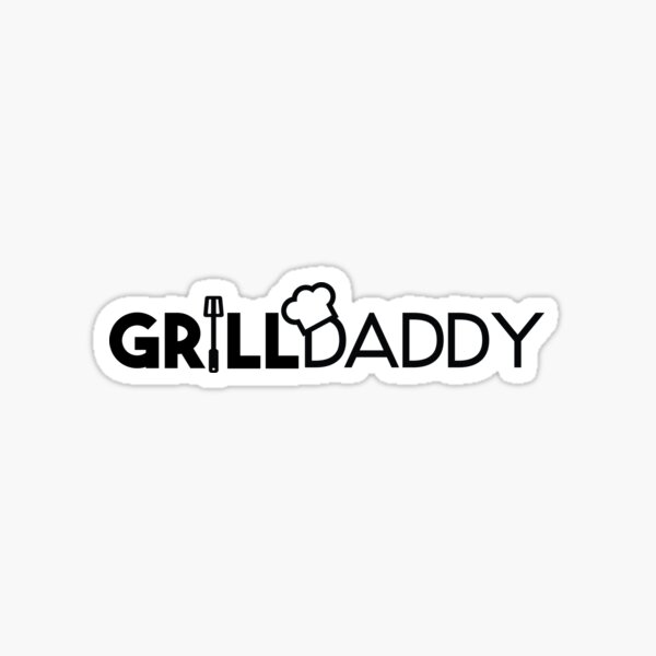 "Grill Daddy Dark Design" Sticker by Andrewkgolf Redbubble