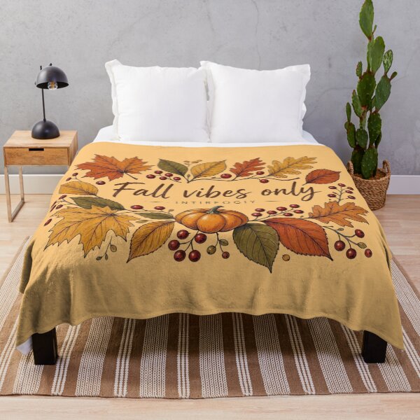 Item preview, Fall Vibes Only – Cozy Autumn Aesthetic, Pumpkin Spice & Sweater Weather Design designed and sold by Everleaf Studio.
