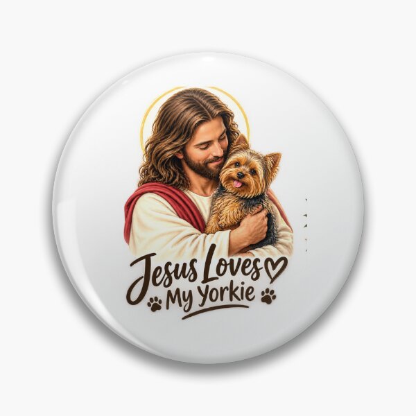 Item preview, Jesus Loves My Yorkie – Christian Yorkshire Terrier Dog Mom Faith  designed and sold by Obinne.