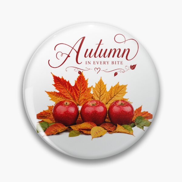 Item preview, Autumn in Every Bite Logo and Apples designed and sold by DansCreations42.