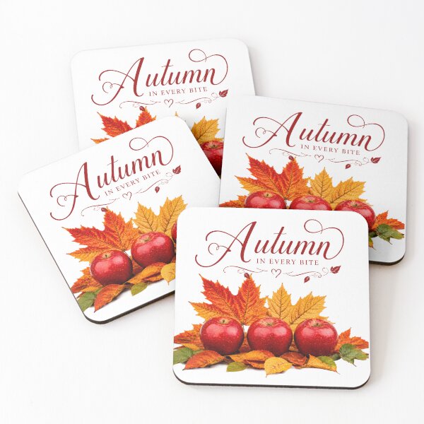 Item preview, Autumn in Every Bite Logo and Apples designed and sold by DansCreations42.