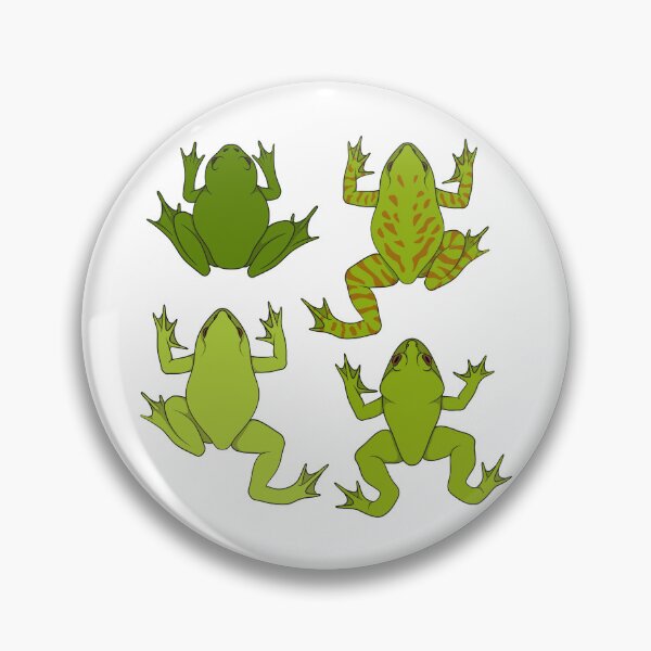 Item preview, Illustration with green river frogs designed and sold by RizikCat.
