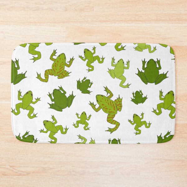 Item preview, Illustration with green river frogs designed and sold by RizikCat.