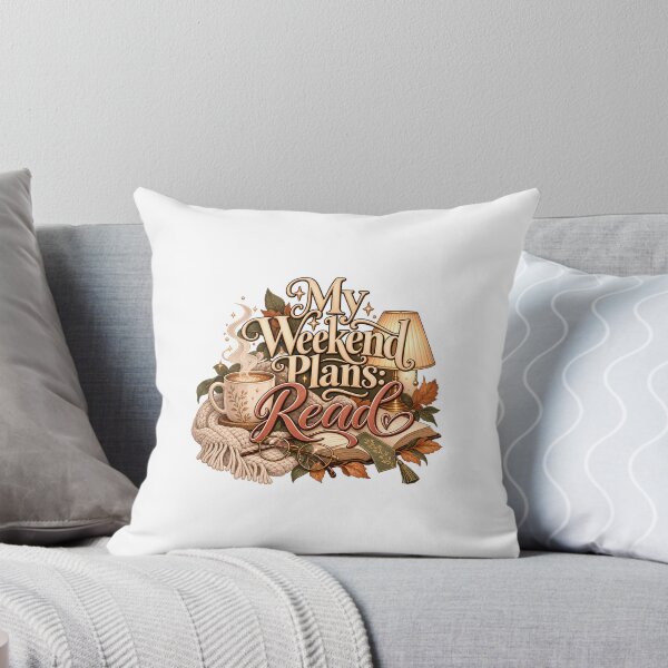 Artikelvorschau, My Weekend Plans: Read – Cozy Bookish Design entworfen und verkauft von BerlyArts.