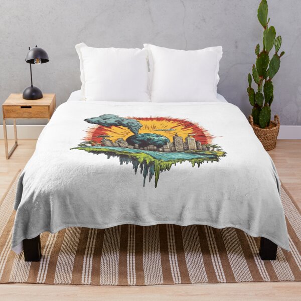 Item preview, Ciudad insular flotante con planeta humeante designed and sold by Khan06.