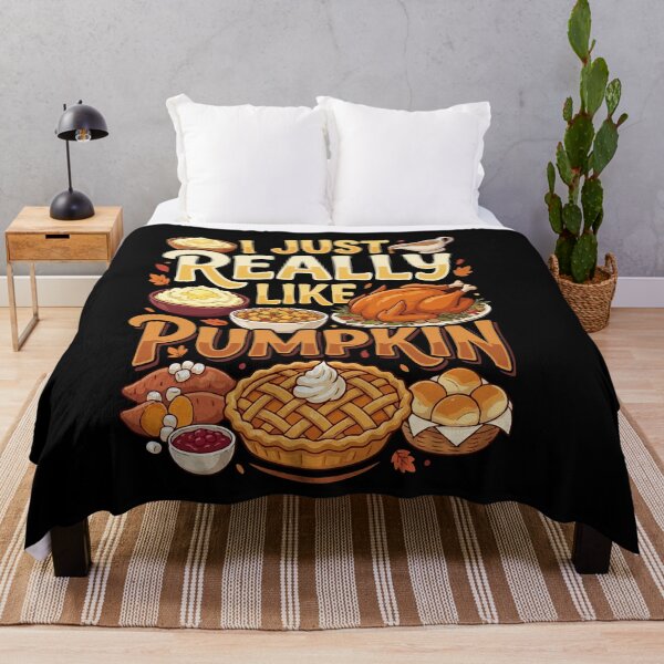 Item preview, I Just Really Like Pumpkin Thanksgiving Foodie Thanksgiving Food designed and sold by AmeliaShirts.