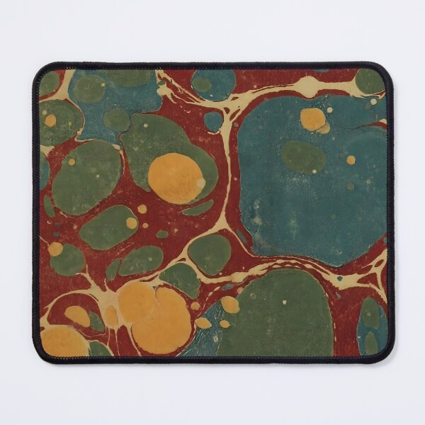 Item preview, Vintage Stone Marbled Pattern Red & Green designed and sold by footnotes-club.