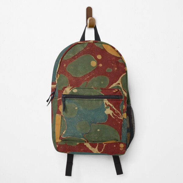 Item preview, Vintage Stone Marbled Pattern Red & Green designed and sold by footnotes-club.