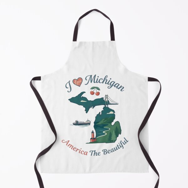 Item preview, Michigan USA Travel Souvenir – Great Lakes State Tourist T-Shirt designed and sold by Illumine-World.