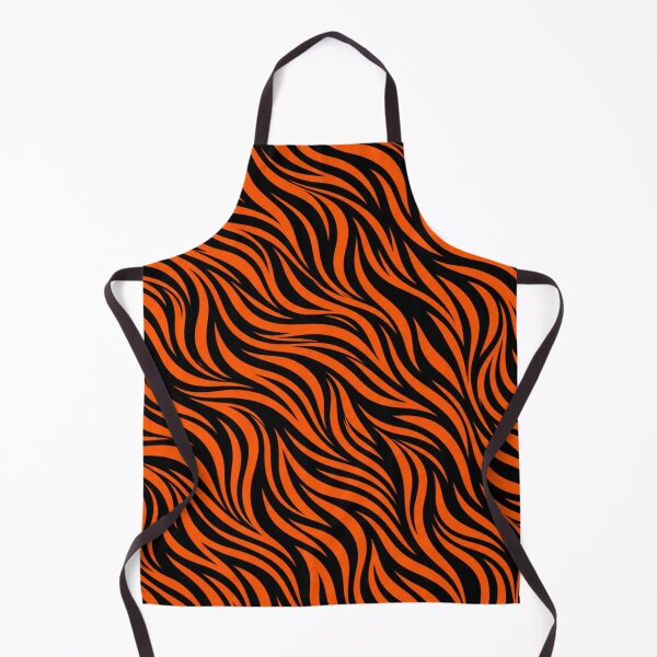Artikelvorschau, Electric Orange & Black Stripes – Bold Abstract Pattern entworfen und verkauft von HO•Designs.