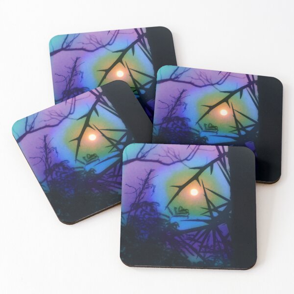 Item preview, Rainbow Moon and Locust Tree designed and sold by The Rage Garden.