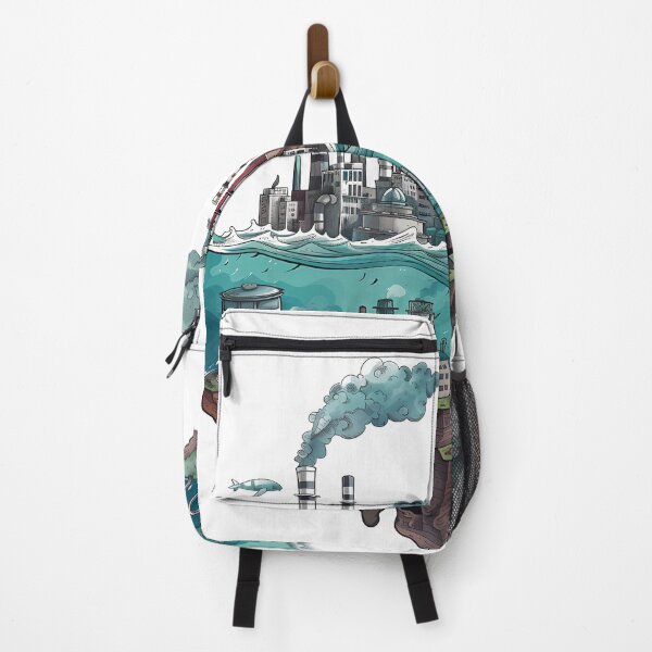 Item preview, Polluted Island with Factories and Dead Fish designed and sold by Khan06.