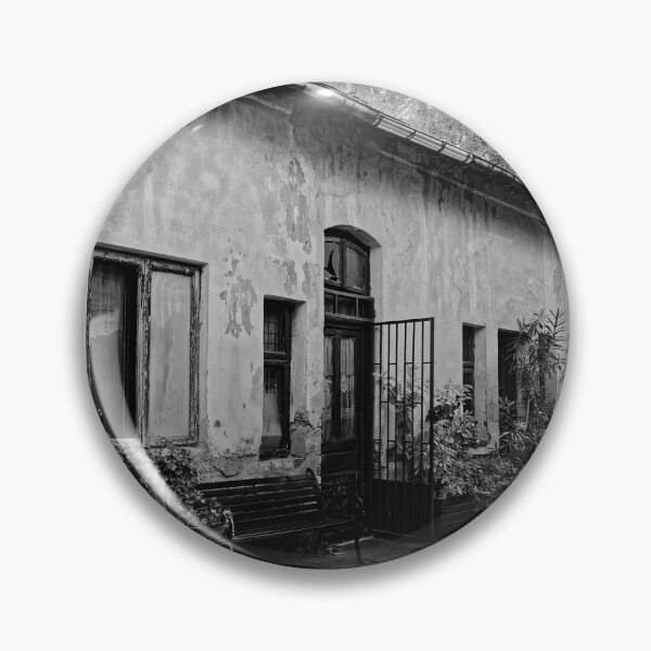 Item preview, Old Courtyard Building Black and White designed and sold by Rabee Khalil Photography.
