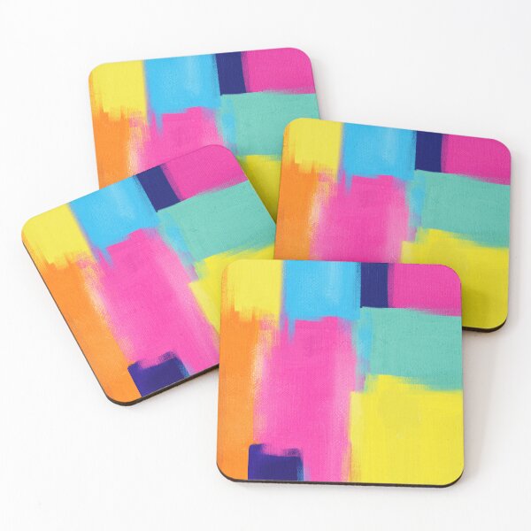 Item preview, Colourful pop acrylic painting - 1b designed and sold by moteemade.