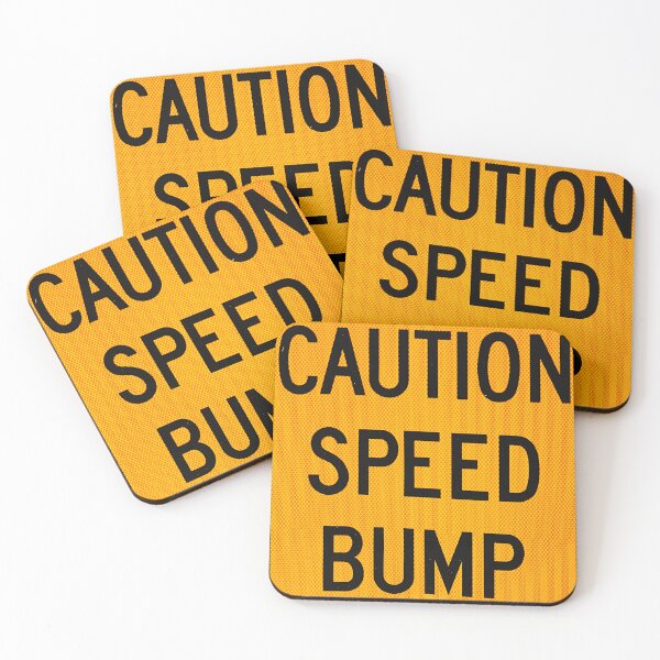 Artikelvorschau, Warnschild „Bremsschwelle“ entworfen und verkauft von WHBPhotoArt.