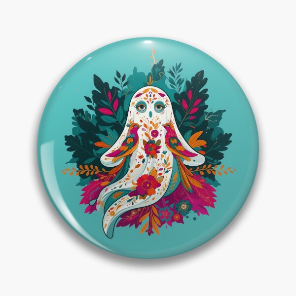 Artikelvorschau, Bohemian Ghost with birds and flowers entworfen und verkauft von ParadoxParadox.