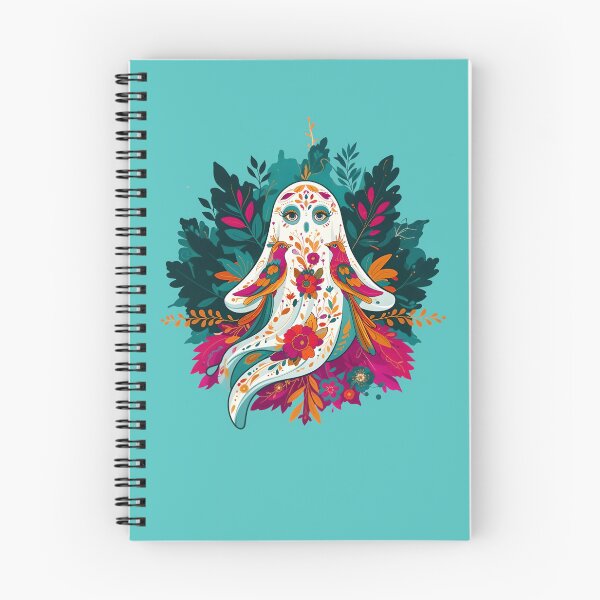 Artikelvorschau, Bohemian Ghost with birds and flowers entworfen und verkauft von ParadoxParadox.
