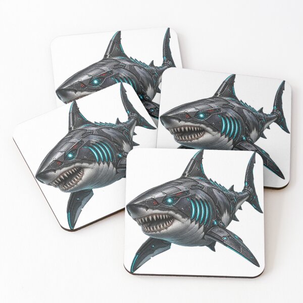 Item preview, Cybernetic Shark — Deepnet Hunter designed and sold by Dovarune.