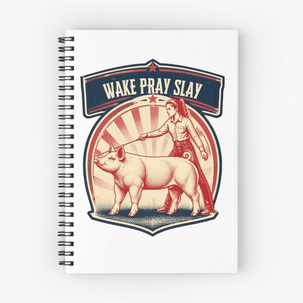Item preview, WAKE.PRAY.SLAY SWINE SHOWMANSHIP designed and sold by GrammysGarage.