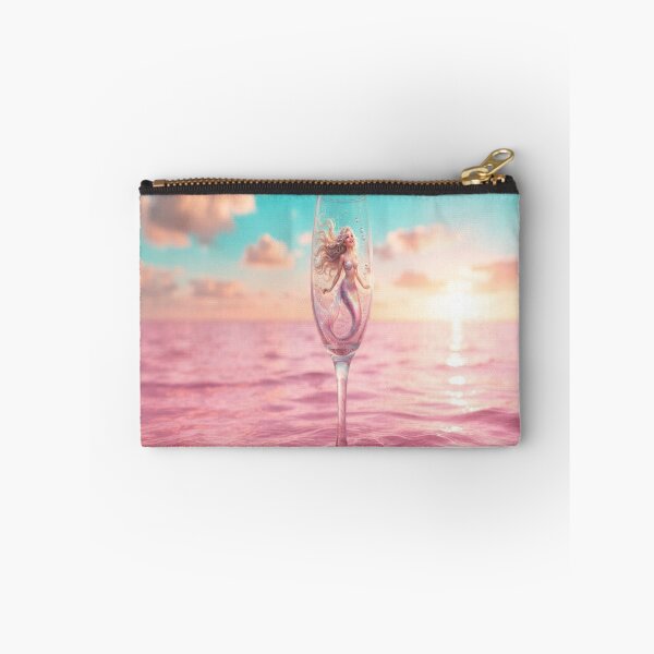 Item preview, Mermaid Sunset Ocean Fantasy Glass designed and sold by AfresStudio.