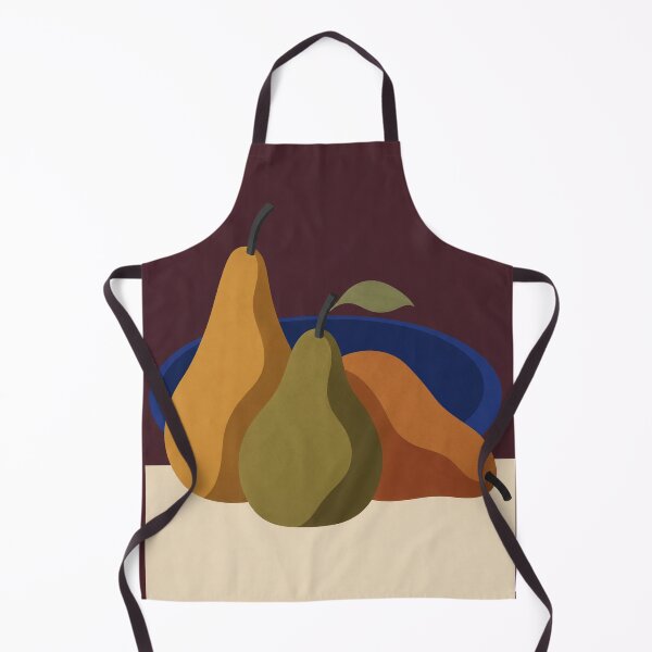 Item preview, Pear Table – Modern Mid Century Fruit Art Print designed and sold by astersgraphics.