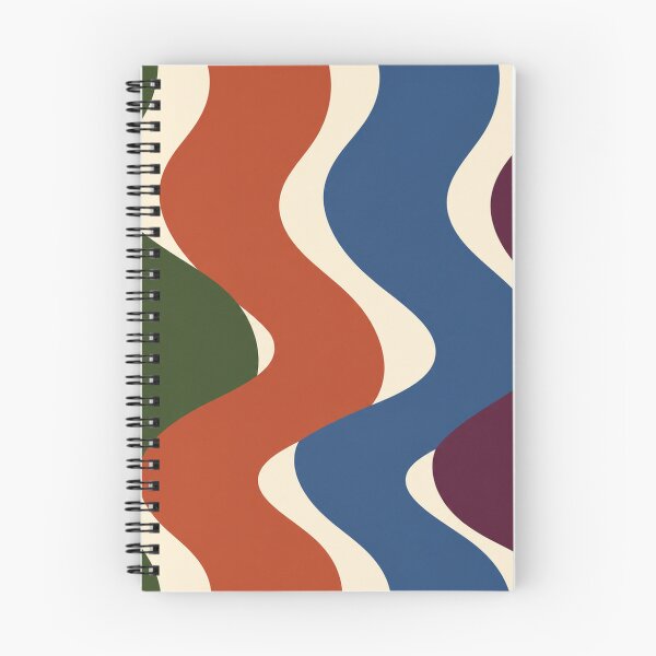 Item preview, Tide Column – Modern Abstract Wave Shower Curtain designed and sold by astersgraphics.
