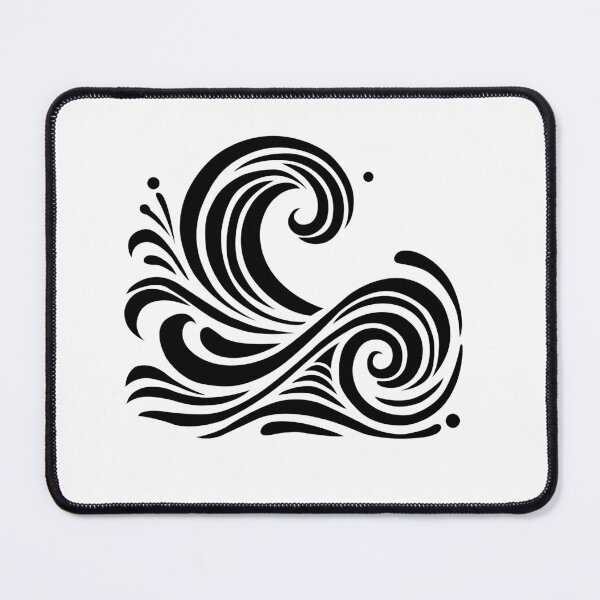 Item preview, Abstract Wave – Minimalist Line Art Design designed and sold by SivaroStudio.