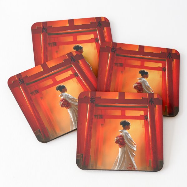 Item preview, A Serene Moment in the Red Torii Gates designed and sold by Artessie.