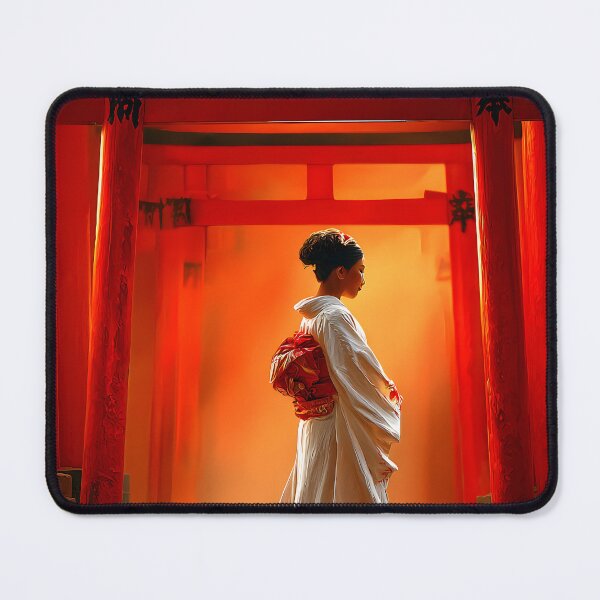 Item preview, A Serene Moment in the Red Torii Gates designed and sold by Artessie.