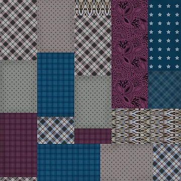 Artwork thumbnail, Rustic patchwork by fuzzyfox