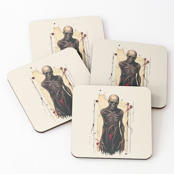 Item preview, Gothic Ghoul Skeleton Trash Polka Graphic Art designed and sold by ERODED SELF.