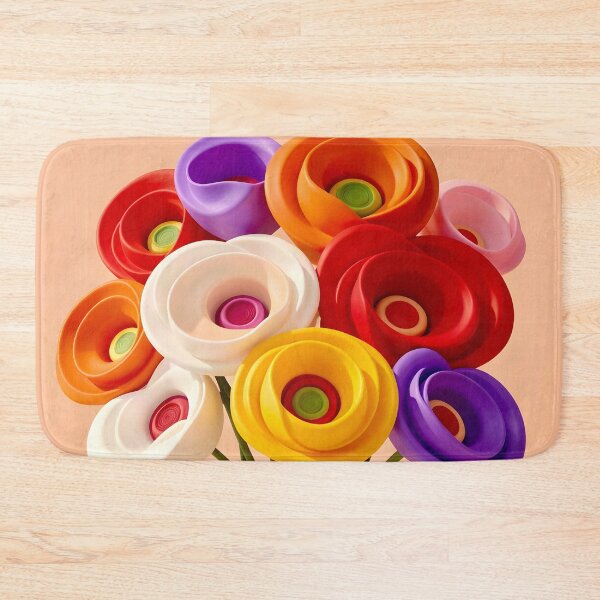 Item preview, 3D Layered Papercraft Floral Ribbon Abstract designed and sold by Vicky Brago-Mitchell®.