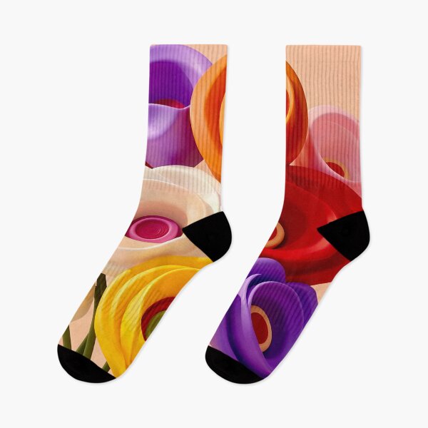 Item preview, 3D Layered Papercraft Floral Ribbon Abstract designed and sold by Vicky Brago-Mitchell®.