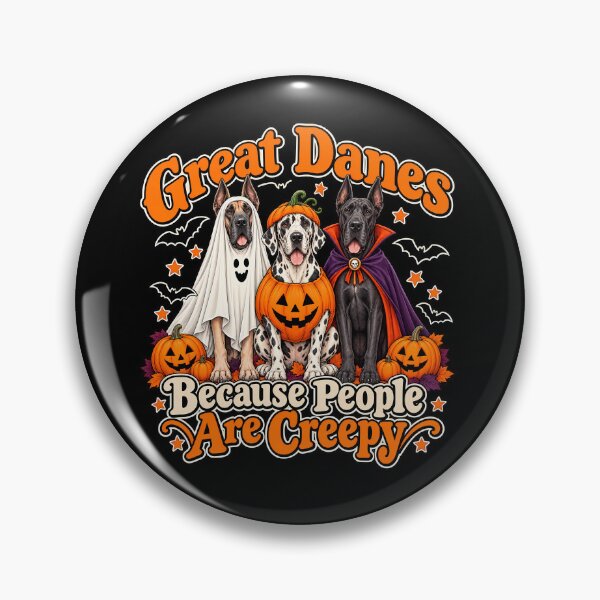 Item preview, Great Danes Because People Are Creepy - Halloween Dog Lover Great Dane designed and sold by Rtcraftani.