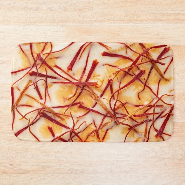 Item preview, Saffron Threads Blooming Through Hot Cream designed and sold by ASSEMBLE WONDER.