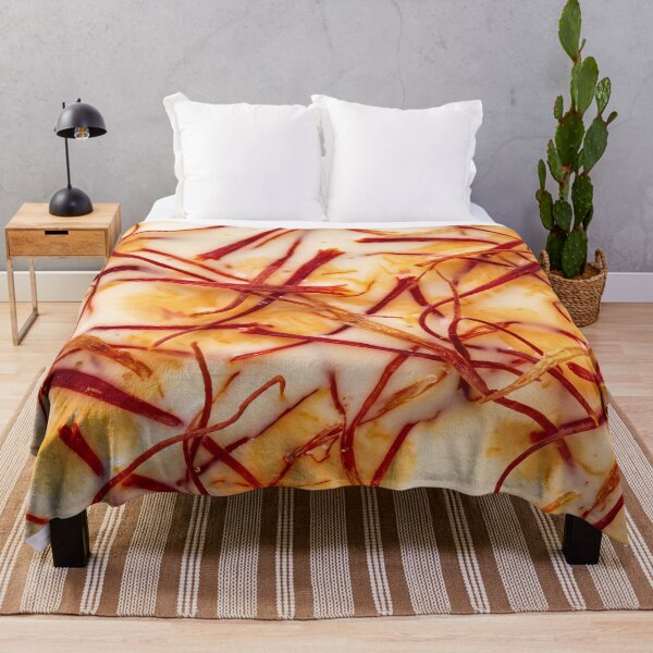 Item preview, Saffron Threads Blooming Through Hot Cream designed and sold by ASSEMBLE WONDER.