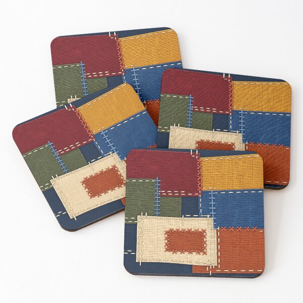 Item preview, Mended Field – Visible Repair Patchwork Backpack designed and sold by astersgraphics.